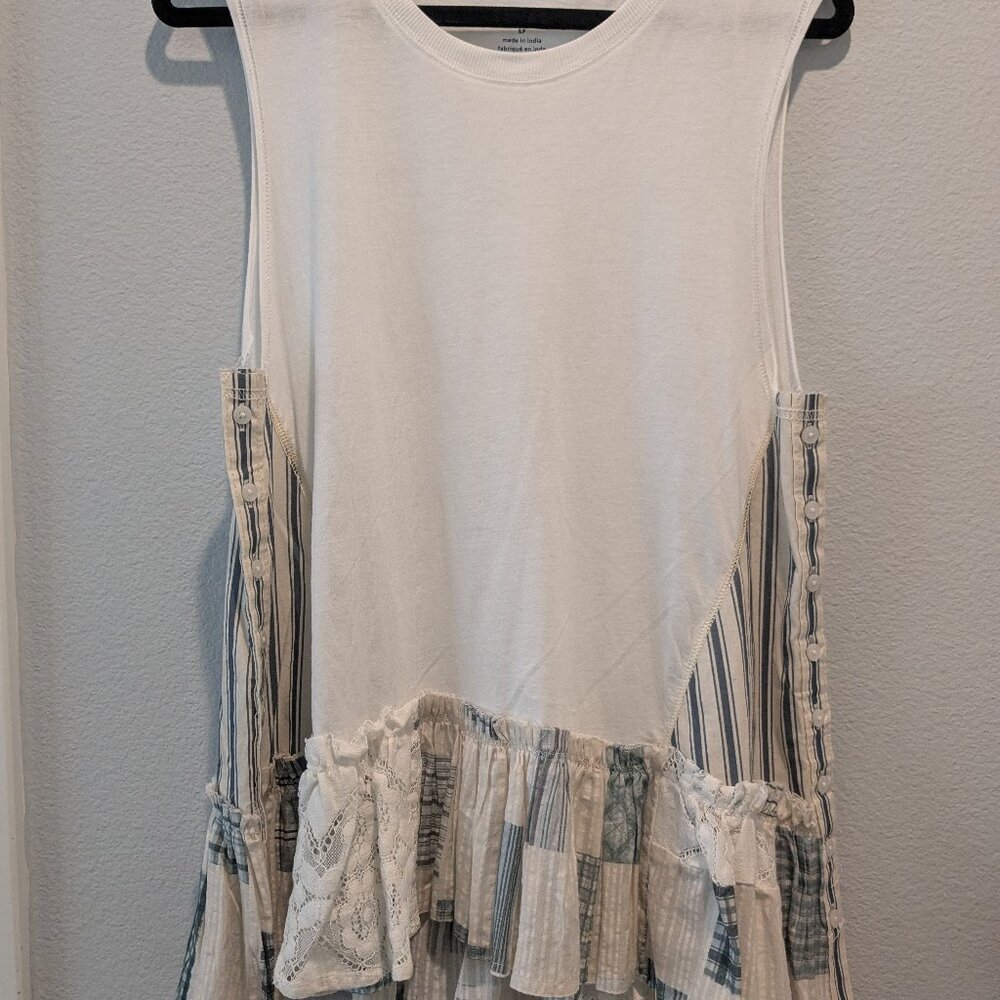 Anthropologie Pilcro Babydoll Muscle Tank/Tunic NWOT SP Small Petite